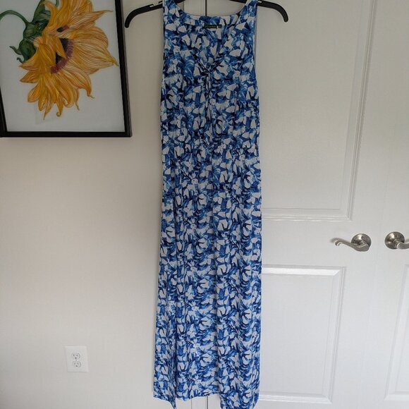 {tl} the letter blue patterned maxi dress - Picture 1 of 6